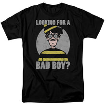 Load image into Gallery viewer, Wheres Waldo Bad Boy Mens T Shirt Black