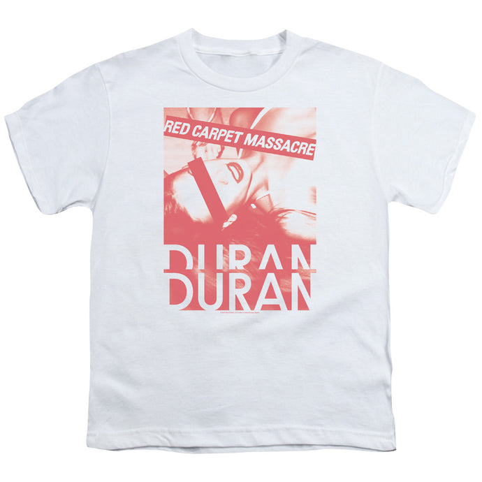 Duran Duran Red Carpet Massacre Kids Youth T Shirt White