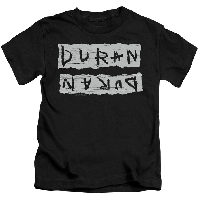 Duran Duran Print Error Juvenile Kids Youth T Shirt Black