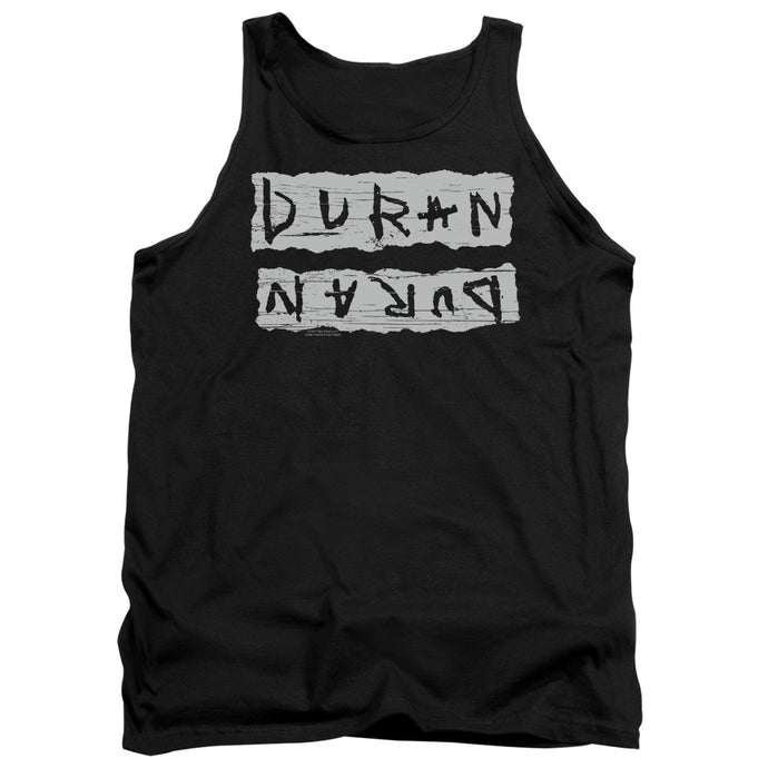 Duran Duran Print Error Mens Tank Top Shirt Black