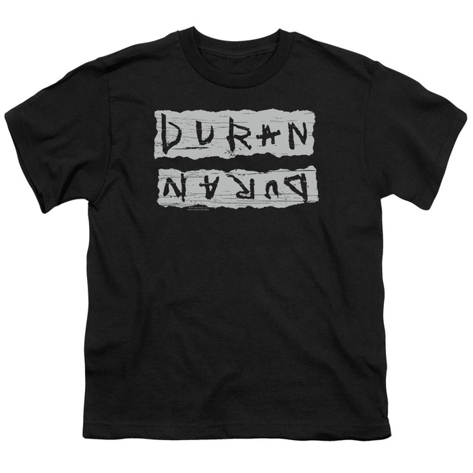 Duran Duran Print Error Kids Youth T Shirt Black