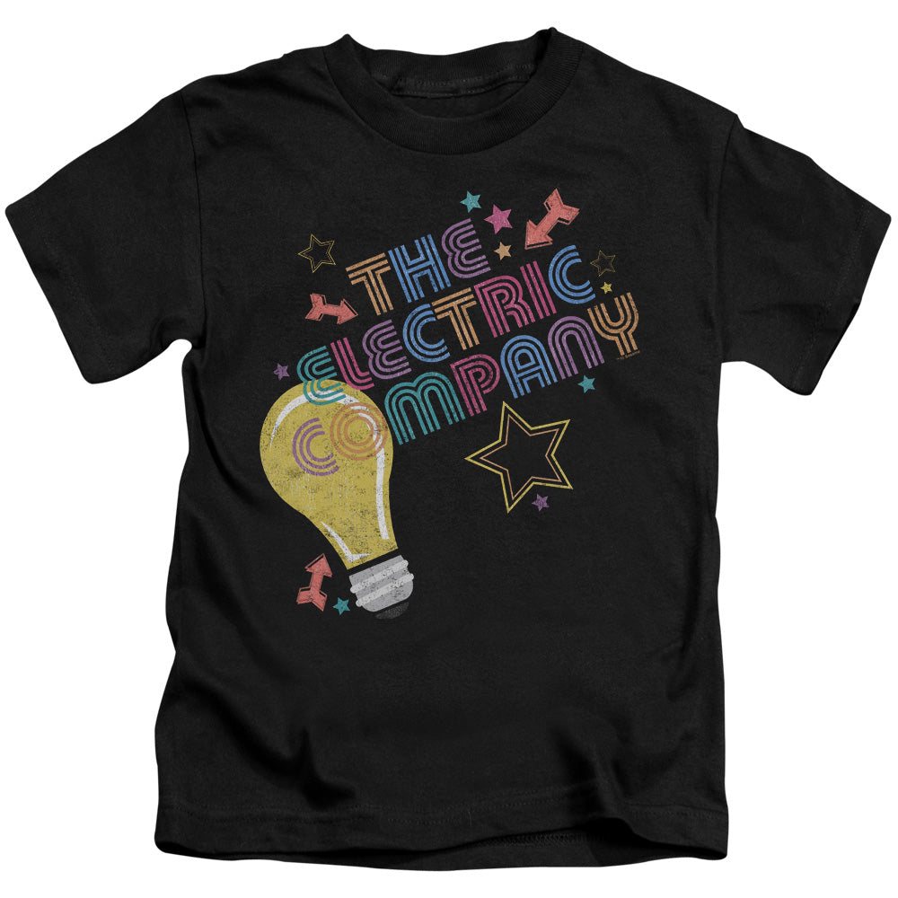 Electric Company Electric Light Juvenile Kids Youth T Shirt Black (5 6) Officially Licensed