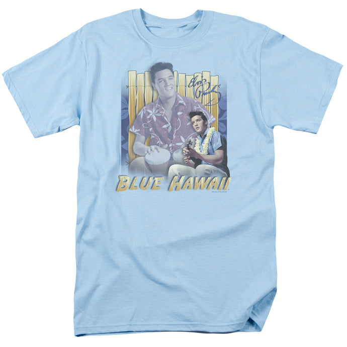 Elvis Presley Blue Hawaii Mens T Shirt Carolina Blue