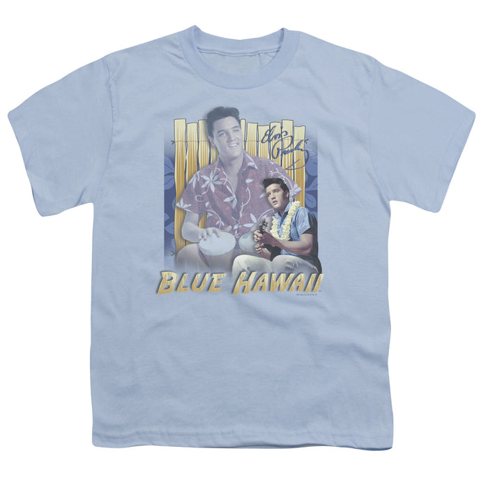 Elvis Presley Blue Hawaii Kids Youth T Shirt Carolina Blue