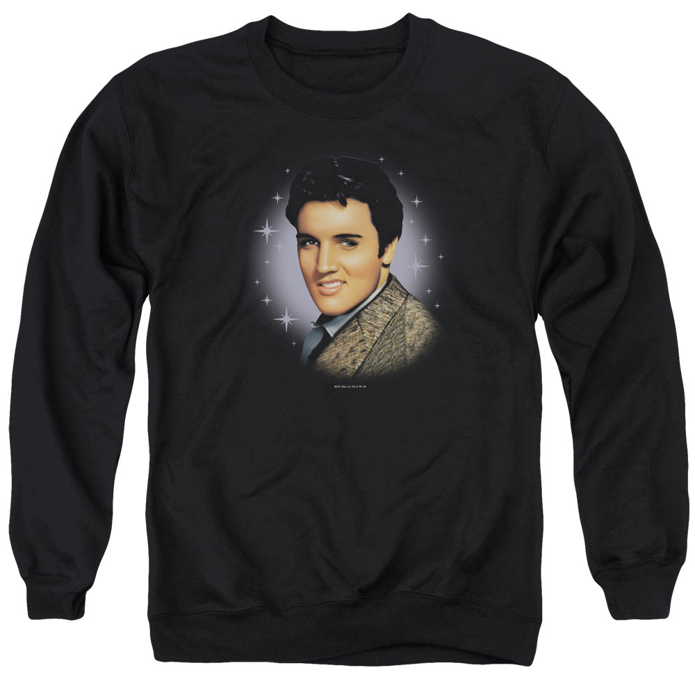 Elvis Presley Starlite Mens Crewneck Sweatshirt Black