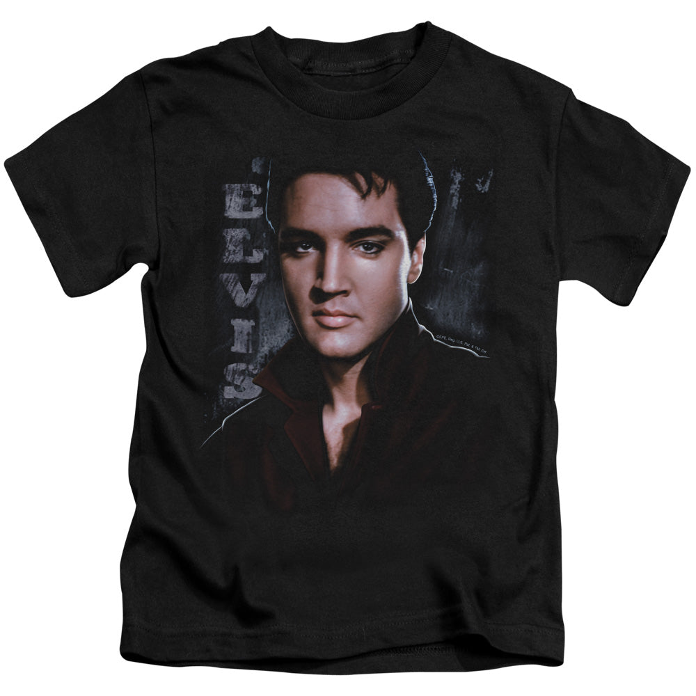 Elvis Presley Tough Juvenile Kids Youth T Shirt Black