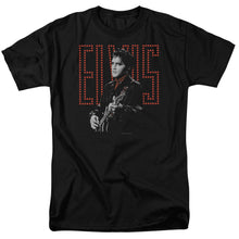 Load image into Gallery viewer, Elvis Presley Red Guitarman Mens T Shirt Black