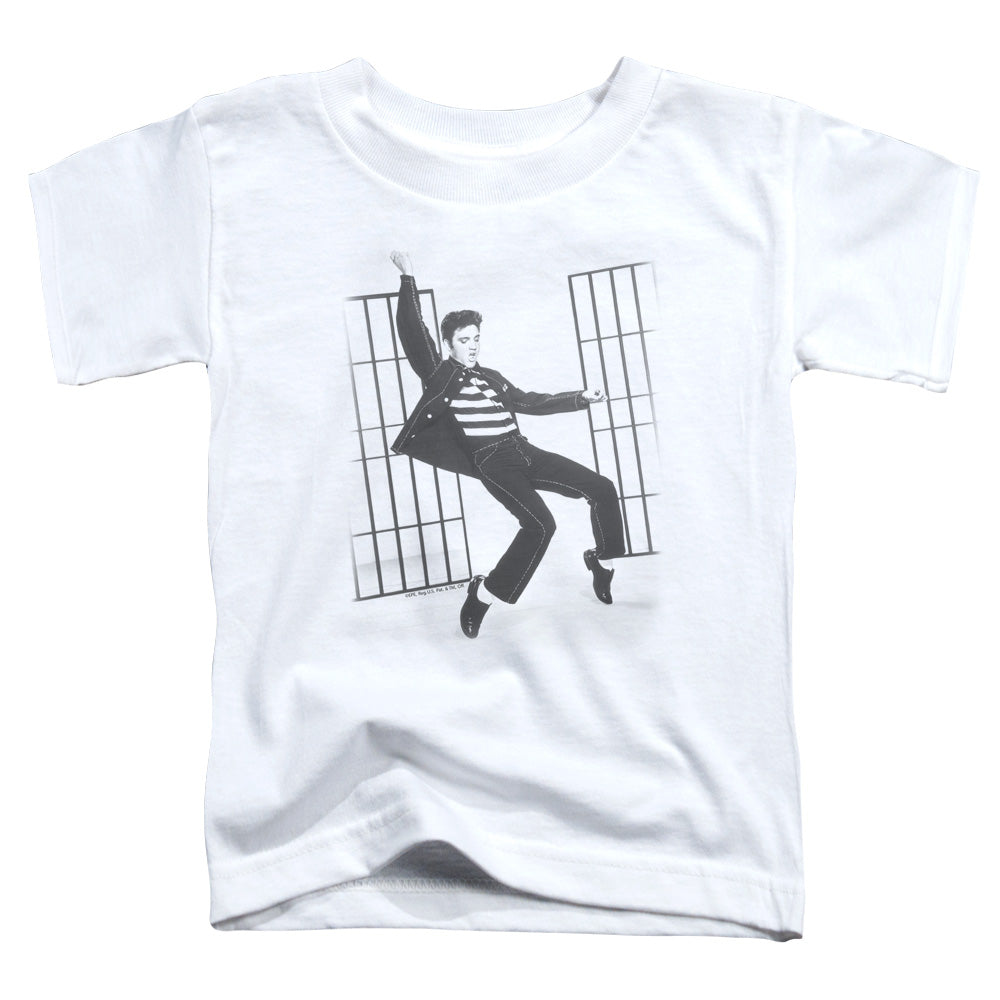 Elvis Presley Jailhouse Rock Toddler Kids Youth T Shirt White