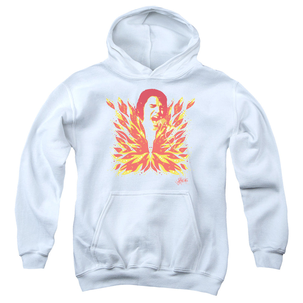 Elvis Presley His Latest Flame Kids Youth Hoodie White