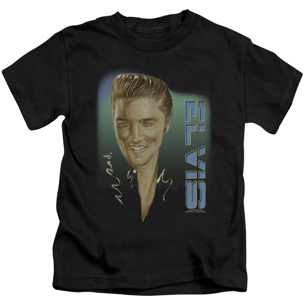 Elvis Presley Elvis 56 Juvenile Kids Youth T Shirt Black