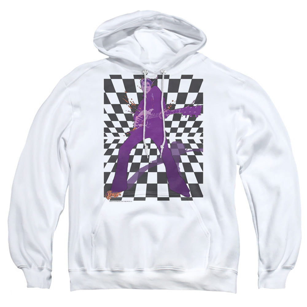 Elvis Presley Lets Rock Mens Hoodie White Officially Licensed