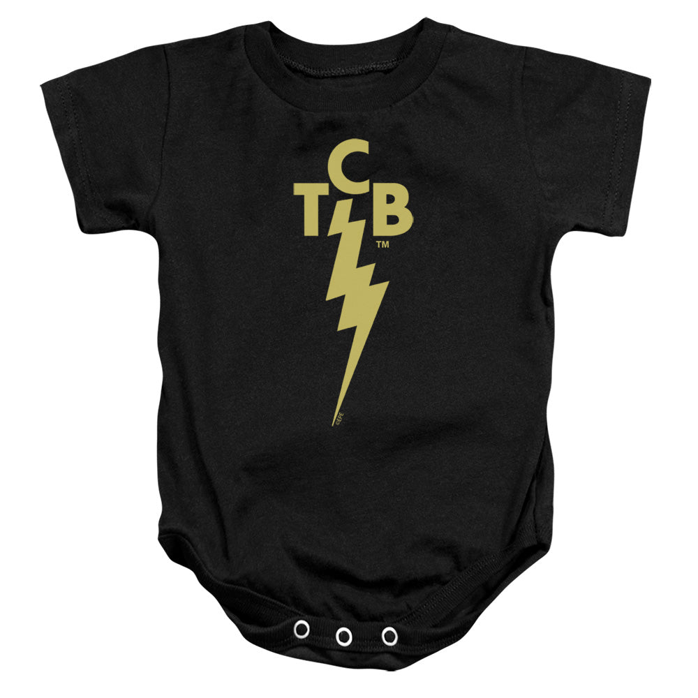 Elvis Presley Tcb Logo Infant Baby Snapsuit Black
