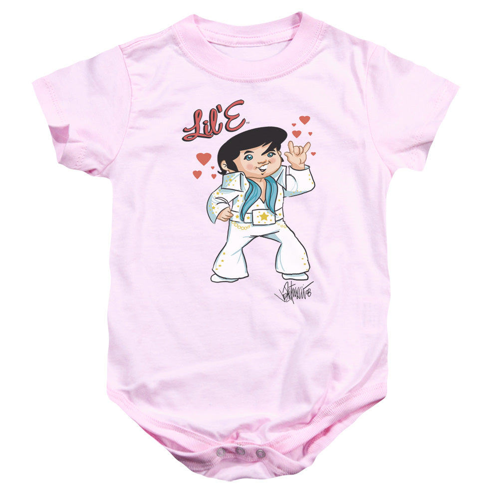 Elvis Presley Lil E Infant Baby Snapsuit Pink