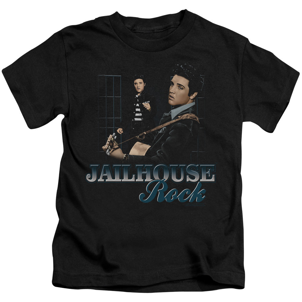 Elvis Presley Jailhouse Rock Juvenile Kids Youth T Shirt Black
