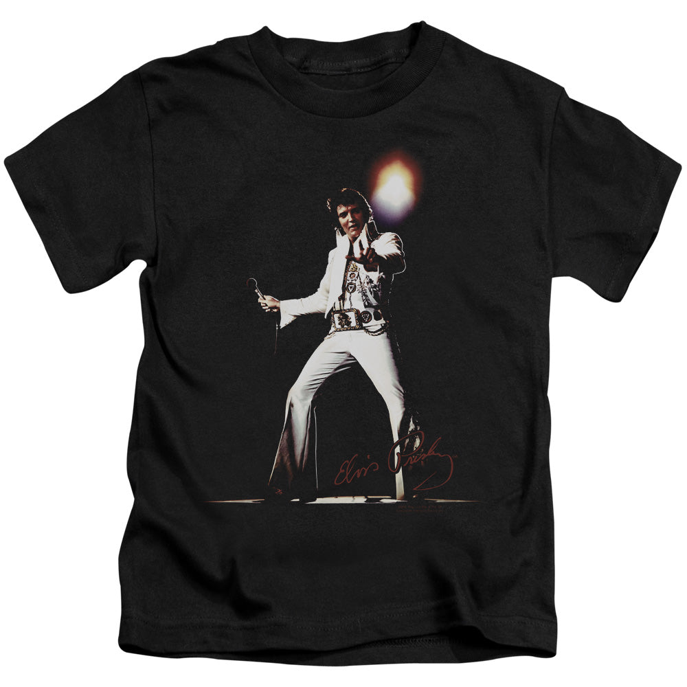 Elvis Presley Glorious Juvenile Kids Youth T Shirt Black