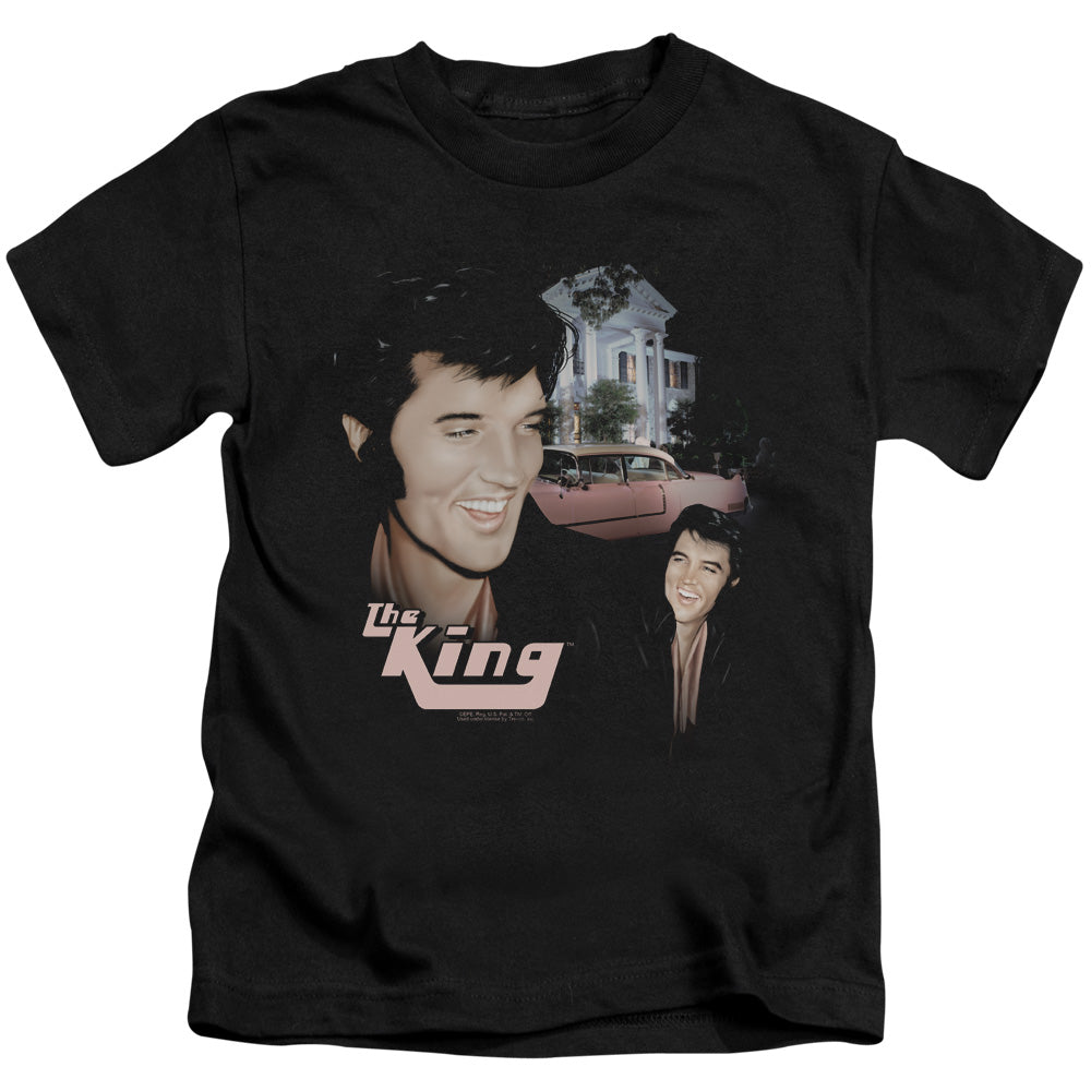 Elvis Presley Home Sweet Home Juvenile Kids Youth T Shirt Black