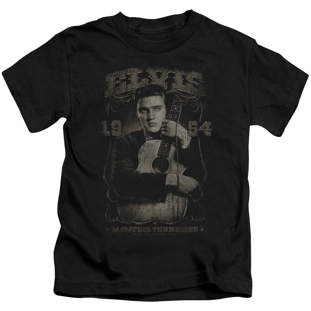 Elvis Presley 1954 Juvenile Kids Youth T Shirt Black