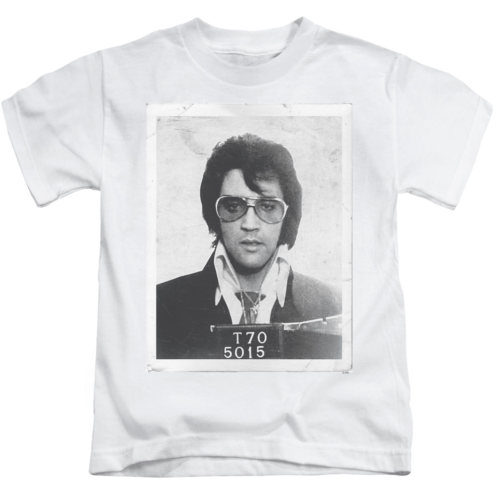 Elvis Presley Framed Juvenile Kids Youth T Shirt White