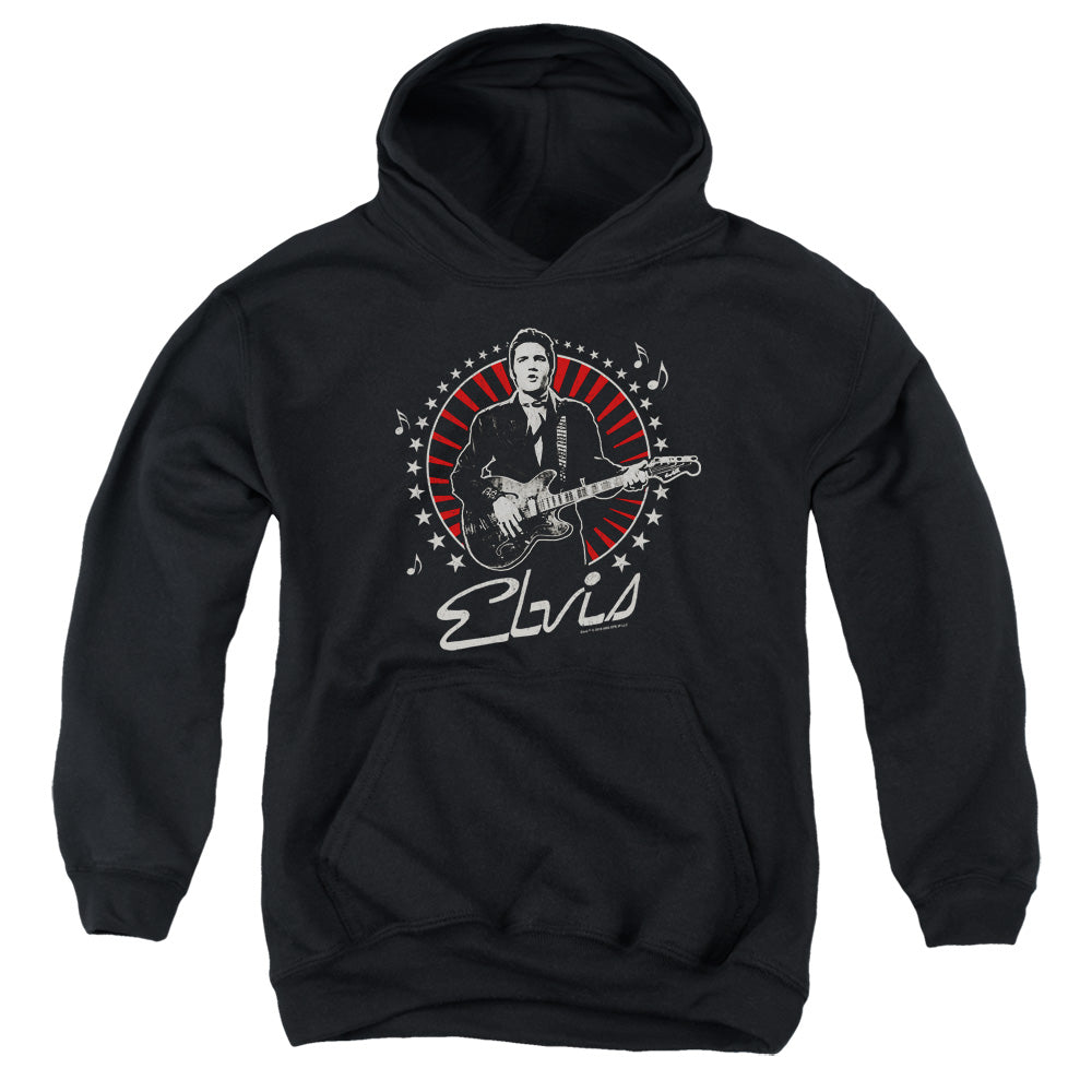 Elvis Presley Stars Kids Youth Hoodie Black