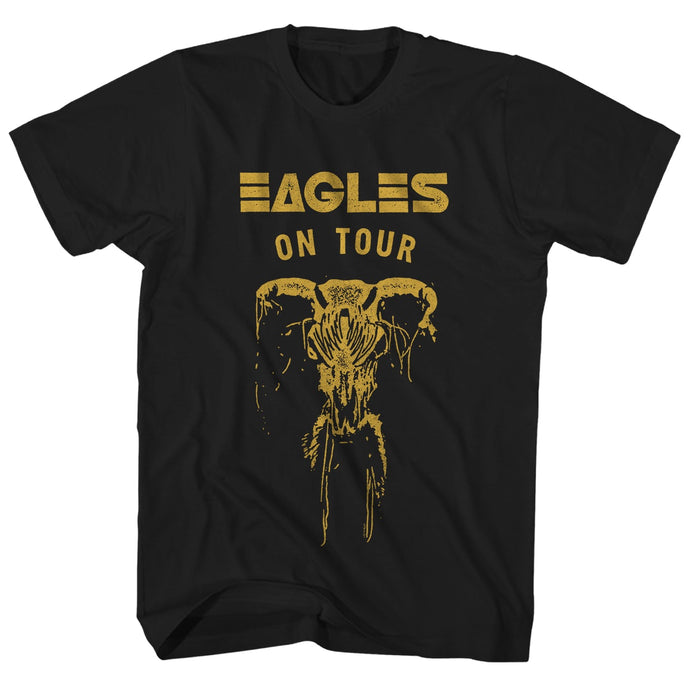 Eagles On Tour Skull Mens T Shirt Black