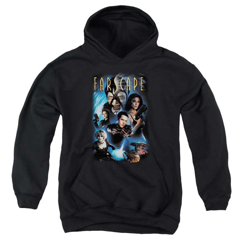 Farscape Comic Cover Kids Youth Hoodie Black