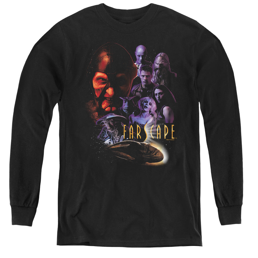 Farscape Criminally Epic Long Sleeve Kids Youth T Shirt Black