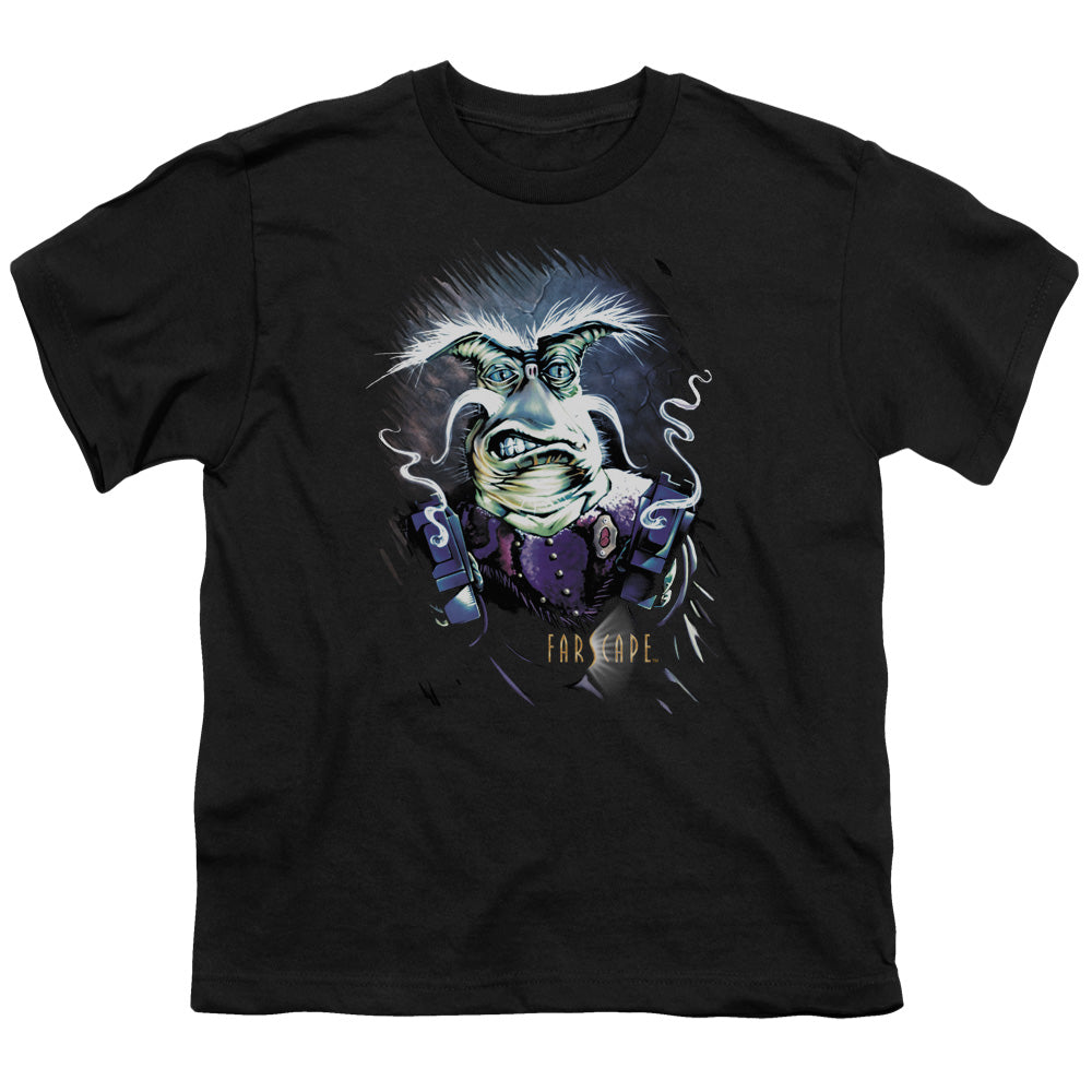 Farscape Rygel Oking Guns Kids Youth T Shirt Black
