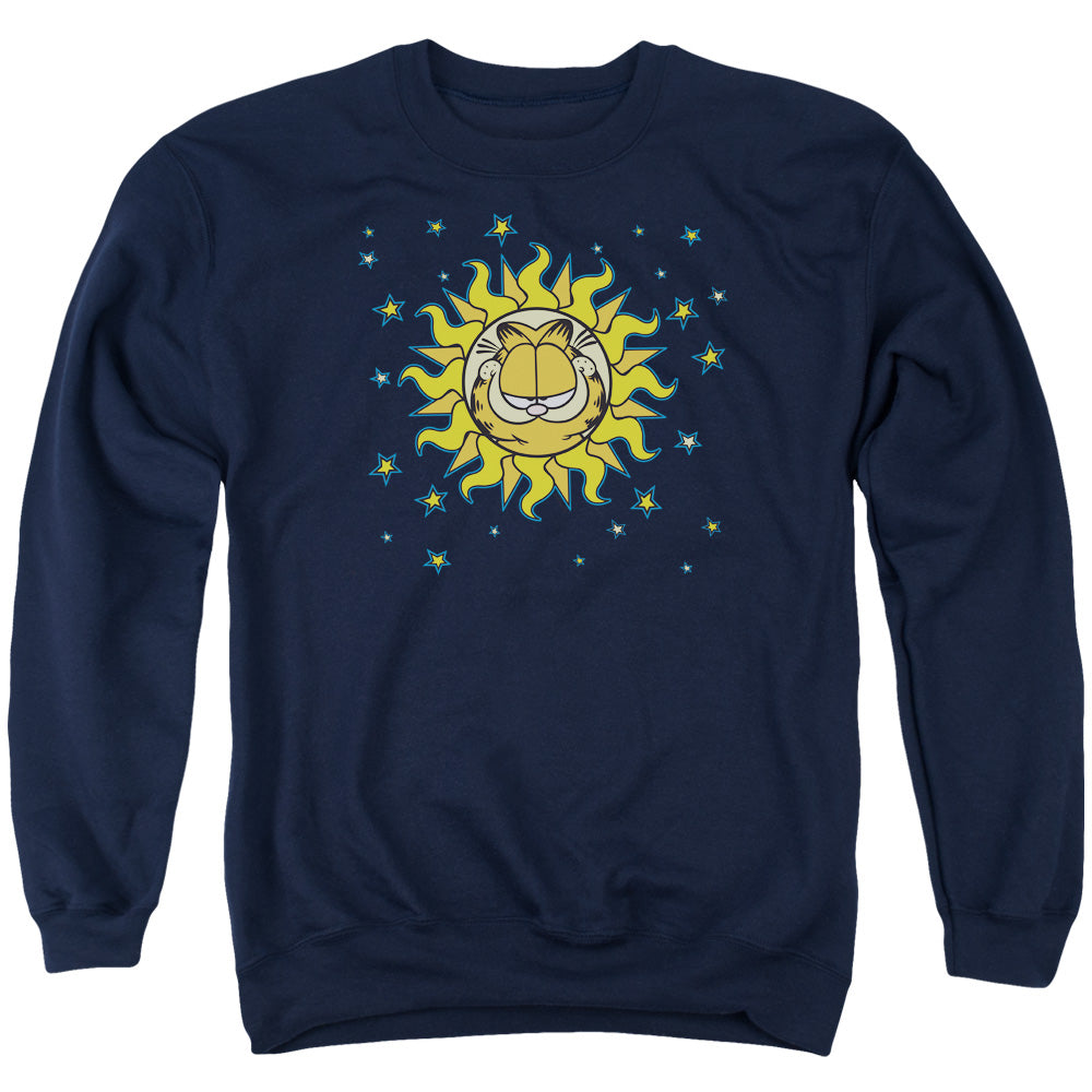 Garfield Celestial Mens Crewneck Sweatshirt Navy