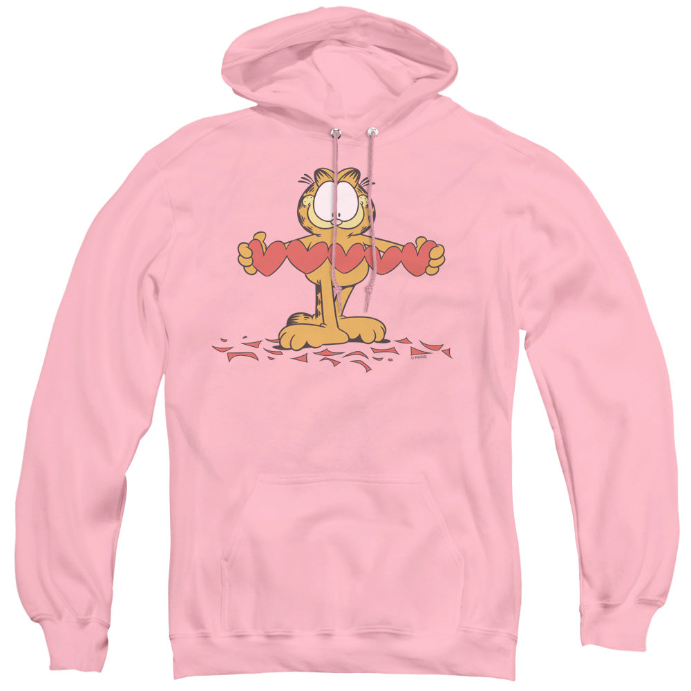 Garfield Sweetheart Mens Hoodie Pink
