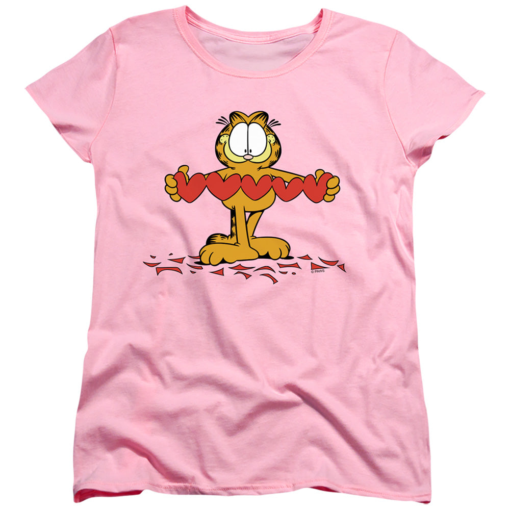 Garfield Sweetheart Womens T Shirt Pink