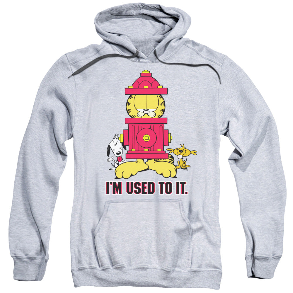 Garfield I'm Used to It Mens Hoodie Athletic Heather