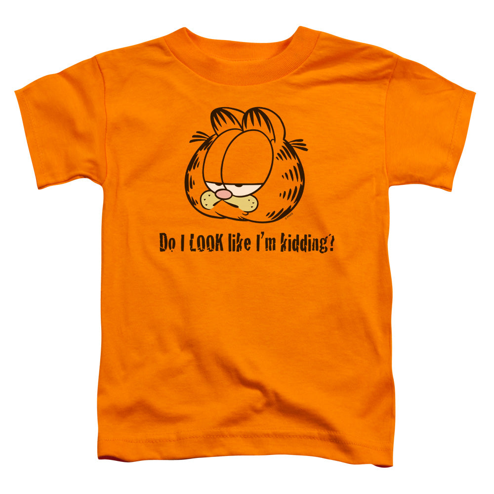 Garfield Do I Look Like Im Kidding Toddler Kids Youth T Shirt Orange
