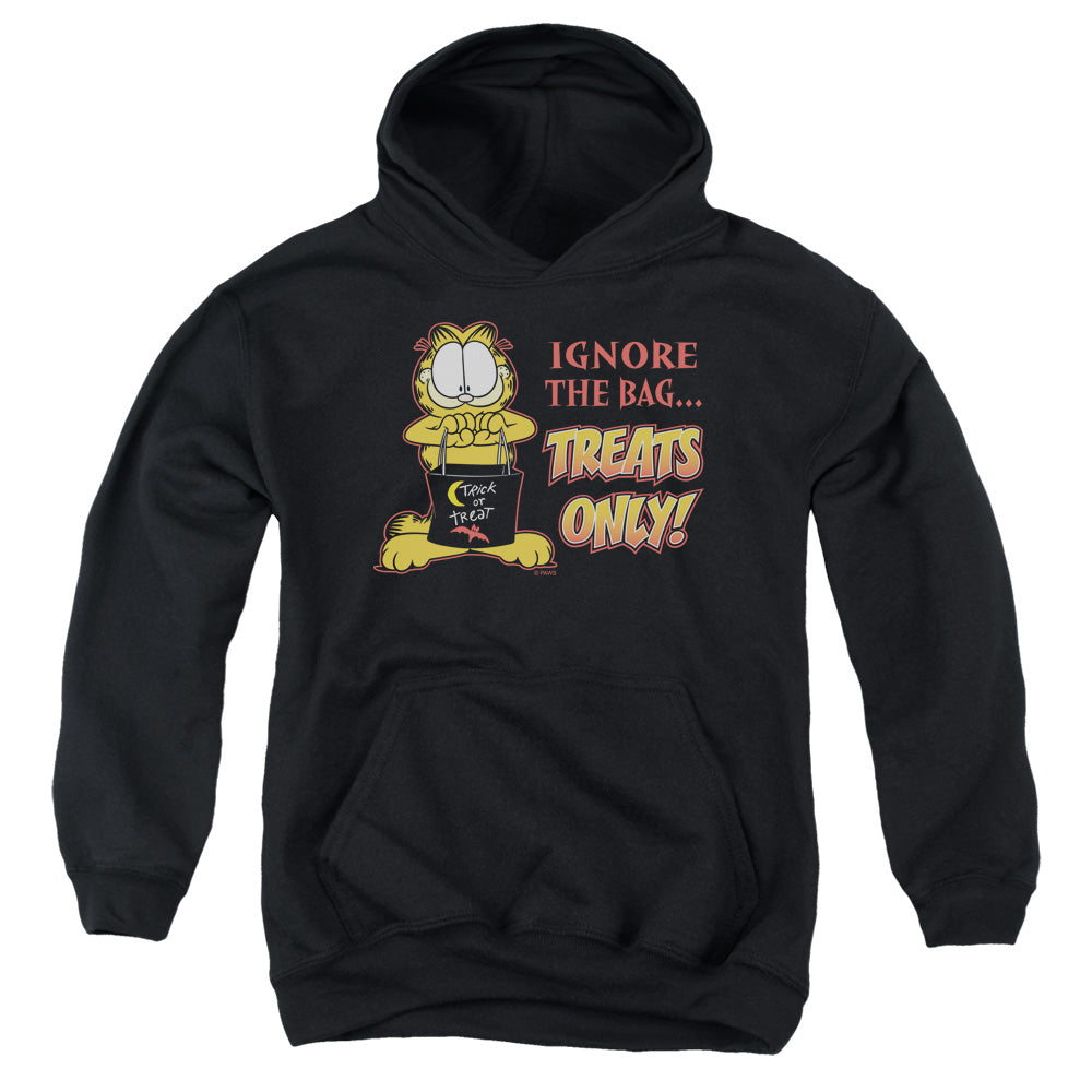 Garfield Treats Only Kids Youth Hoodie Black