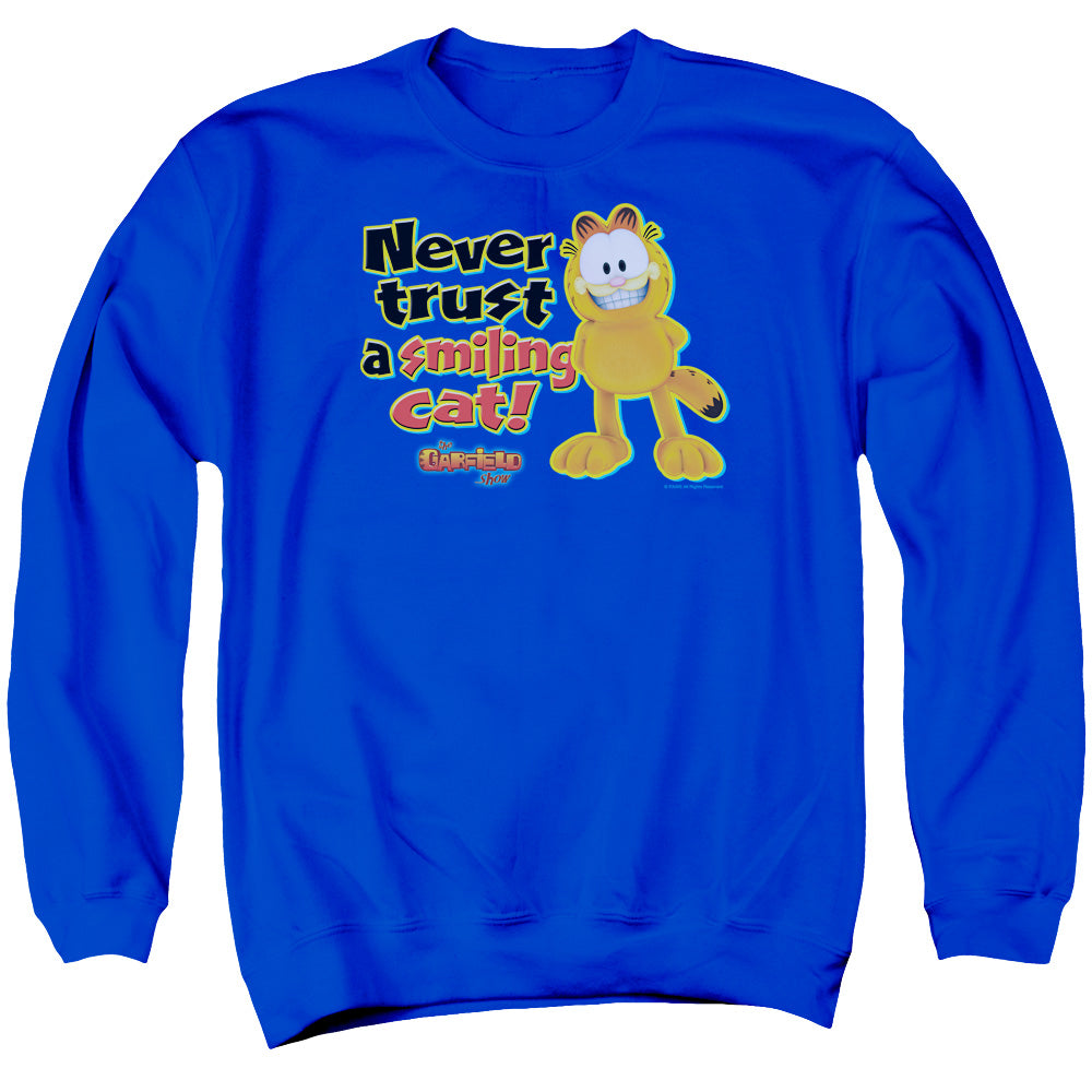 Garfield Iling Mens Crewneck Sweatshirt Royal Blue