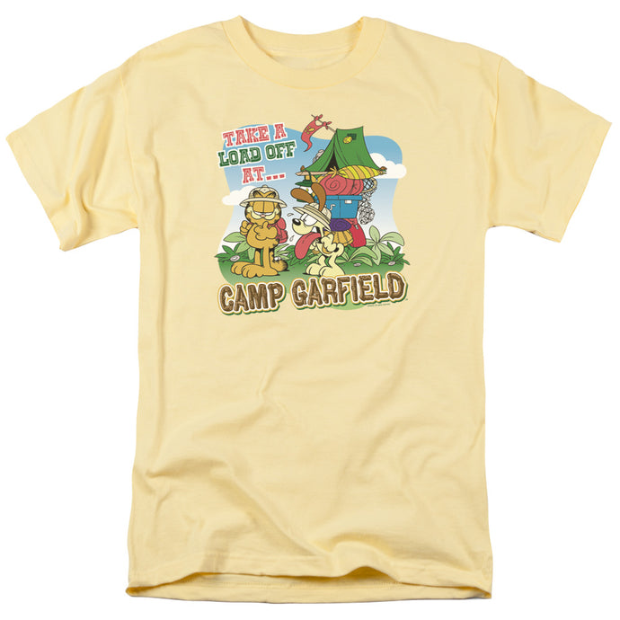 Garfield Camp Garfield Mens T Shirt Yellow