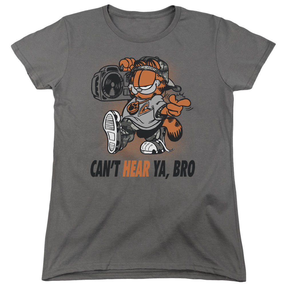 Garfield Oh Snap Womens T Shirt Charcoal