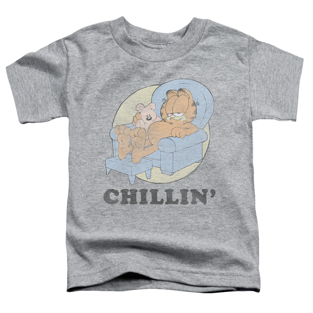 Garfield Chillin Toddler Kids Youth T Shirt Athletic Heather