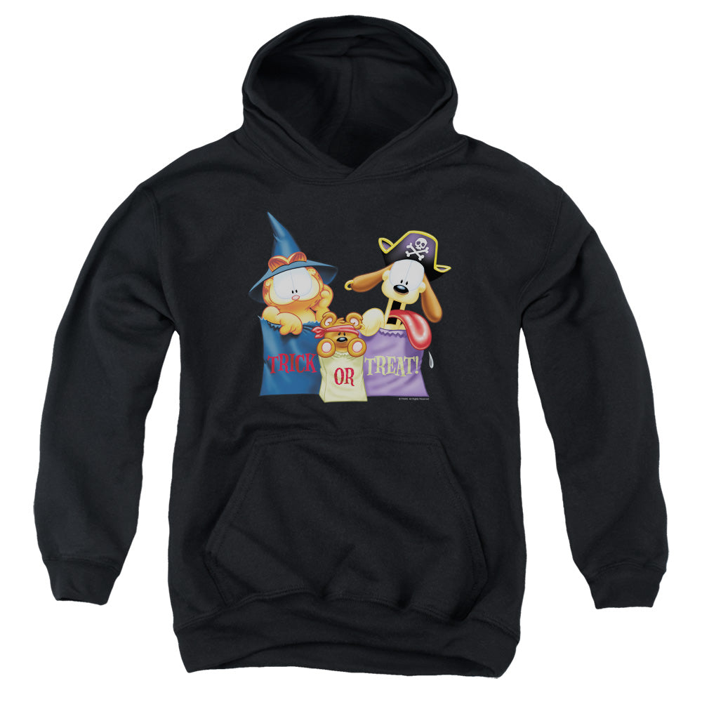 Garfield Grab Bags Kids Youth Hoodie Black