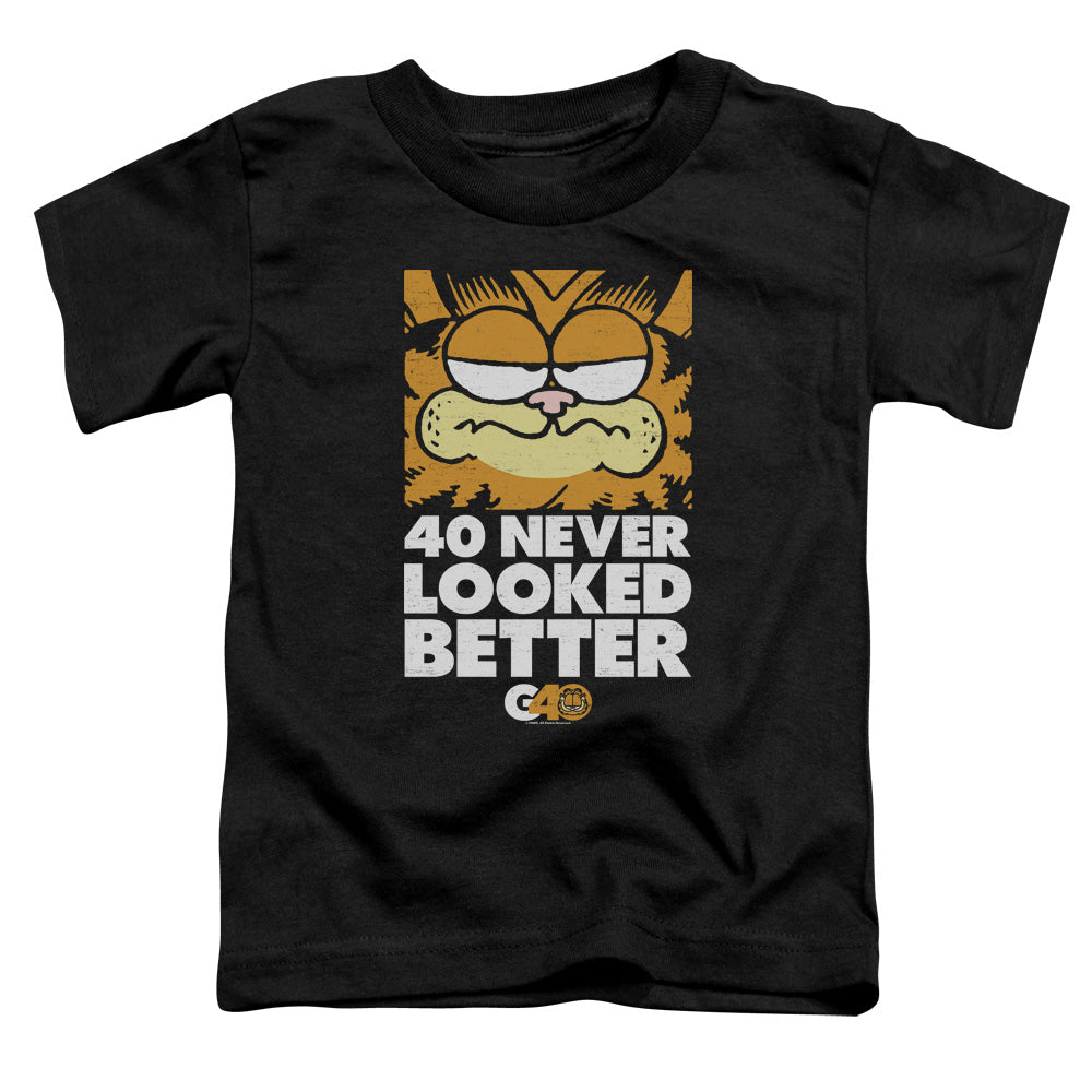 Garfield 40 Looks Toddler Kids Youth T Shirt Black