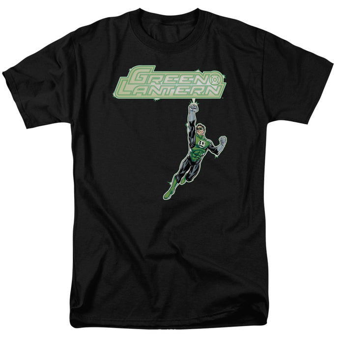 Green Lantern Energy Construct Logo Mens T Shirt Black