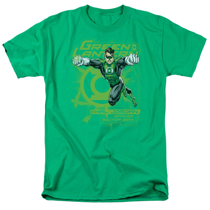 Green Lantern Sector 2814 Mens T Shirt Kelly Green