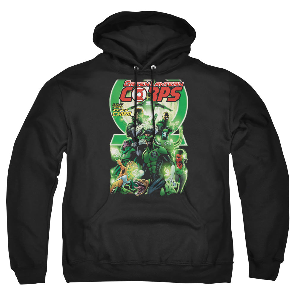 Green Lantern Gl Corps #25 Cover Mens Hoodie Black Officially Licensed