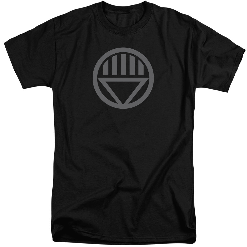 Green Lantern Grey Emblem Mens Tall T Shirt Black Officially Licensed