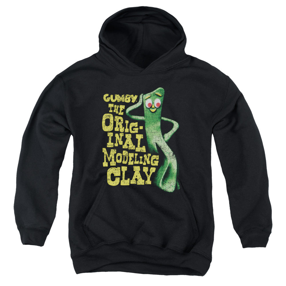 Gumby So Punny Kids Youth Hoodie Black