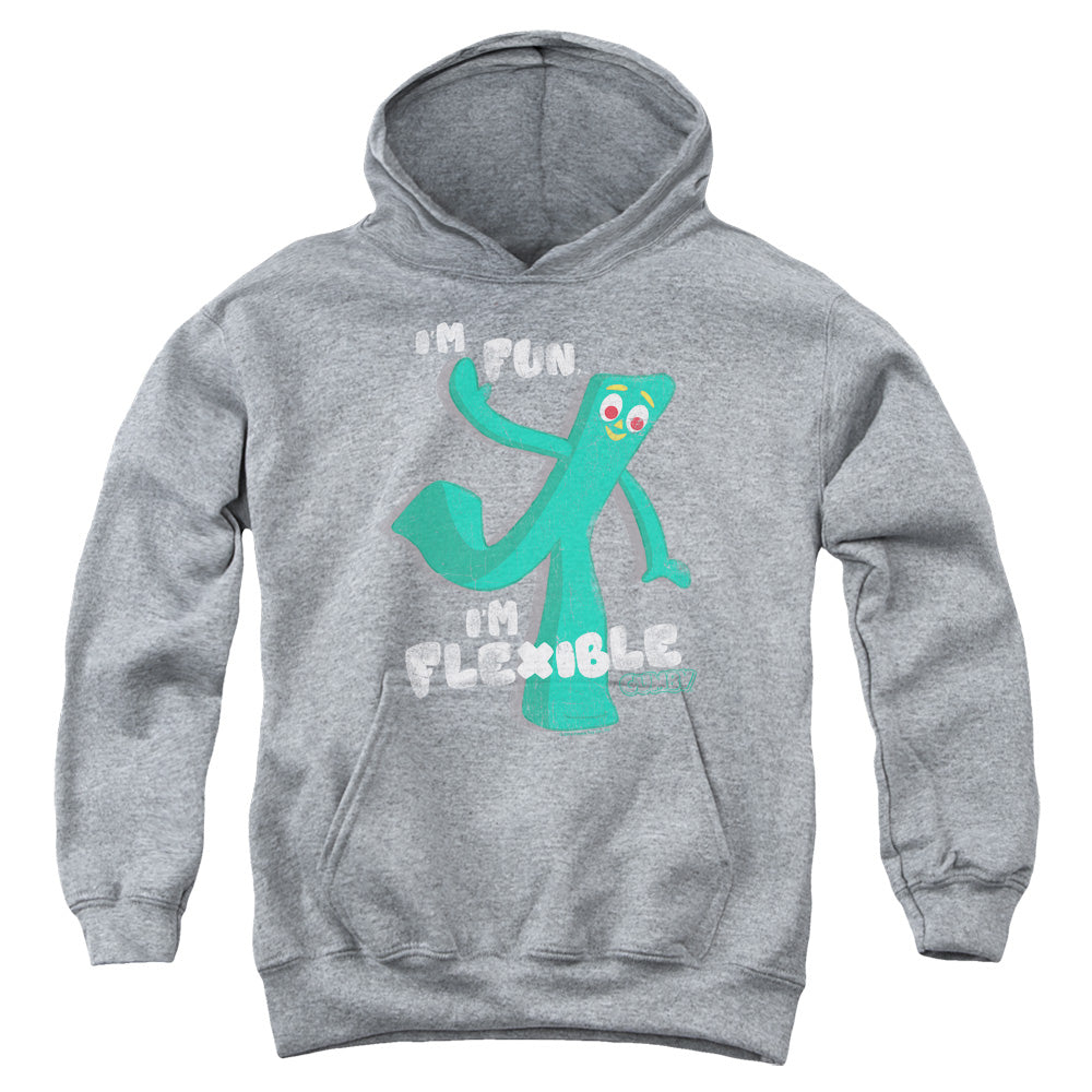 Gumby Flex Kids Youth Hoodie Heather