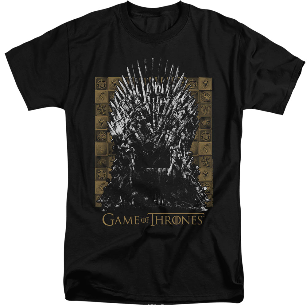 Game Of Thrones Iron Throne Mens Tall T Shirt Black Officially Licensed