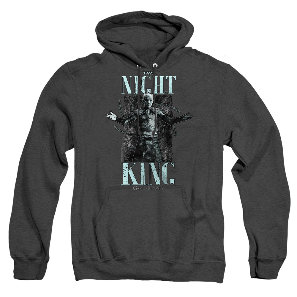 Game Of Thrones The Night King Mens Heather Hoodie Black Officially Licensed