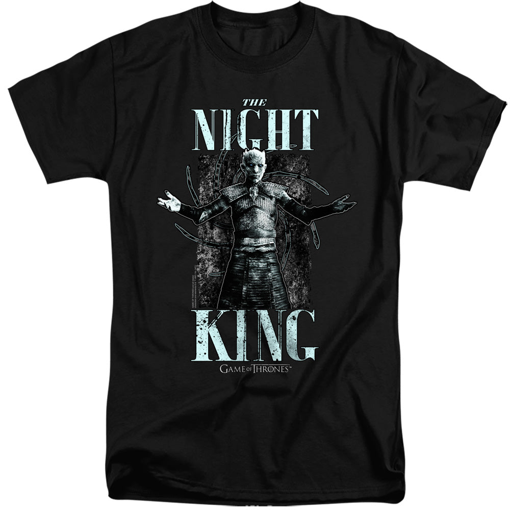Game Of Thrones The Night King Mens Tall T Shirt Black Officially Licensed
