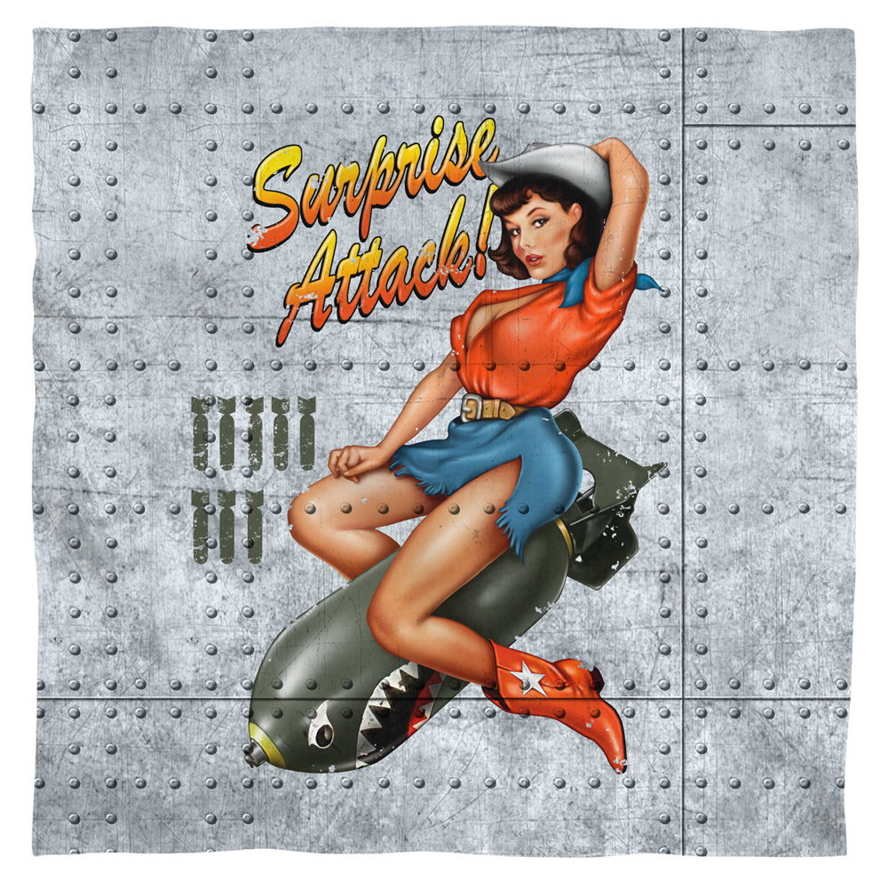 Cowgirl Rocket Bomber Surprise Attack Bandana Officially Licensed