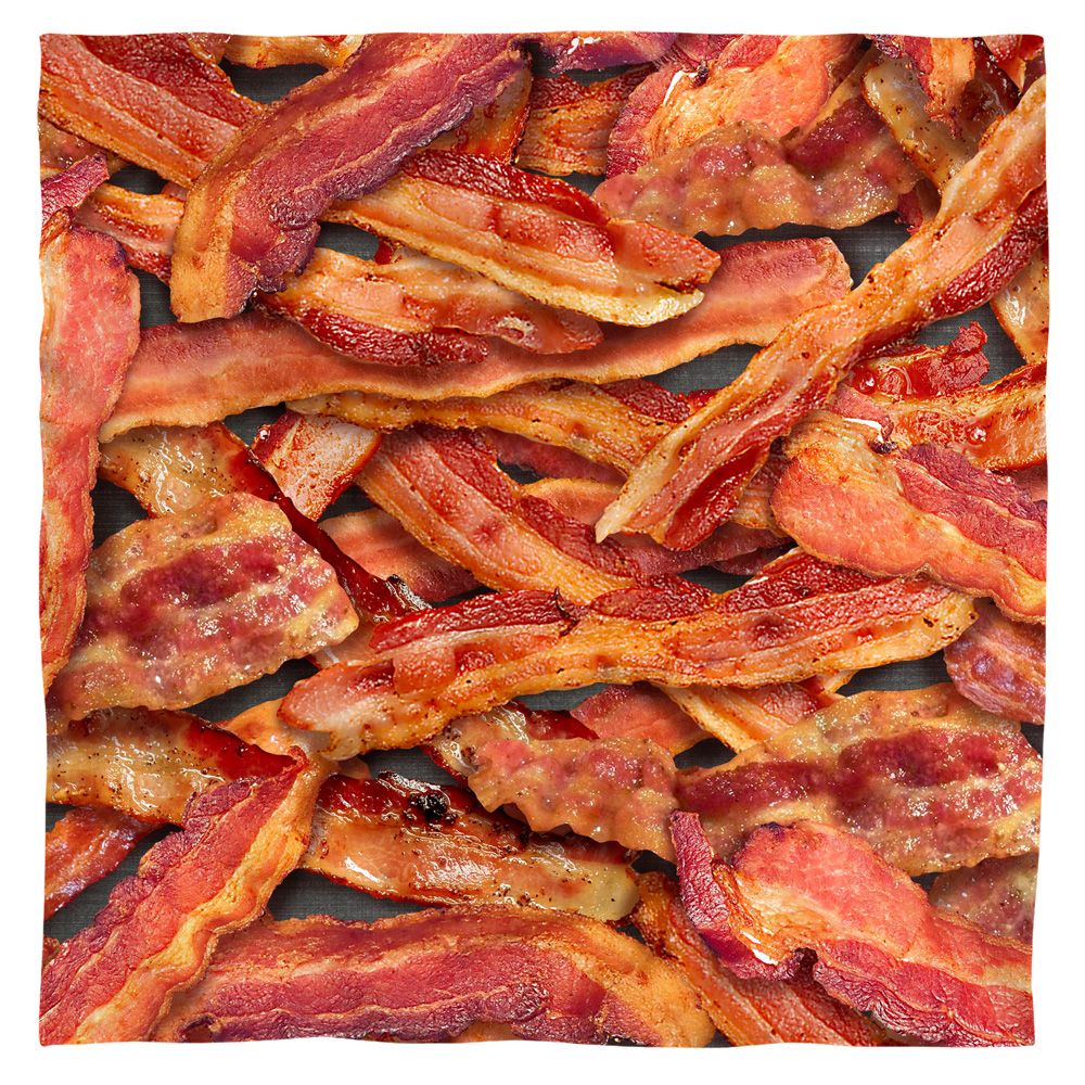 Bacon Collage Food Bandana Officially Licensed
